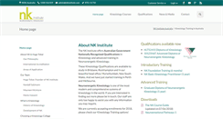 Desktop Screenshot of nkinstitute.com.au